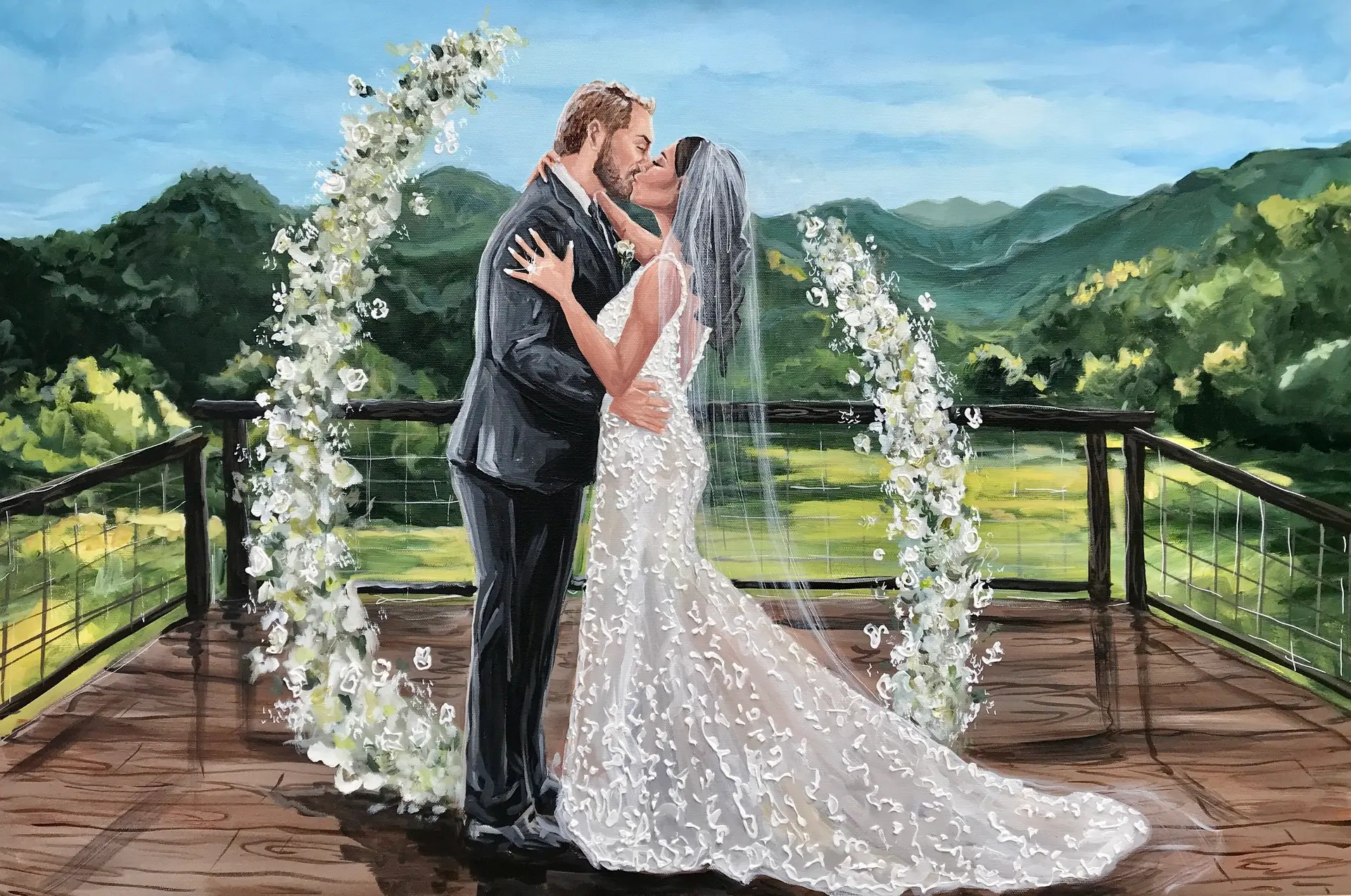 Painting + Live Performance at Sugar Hollow Retreat