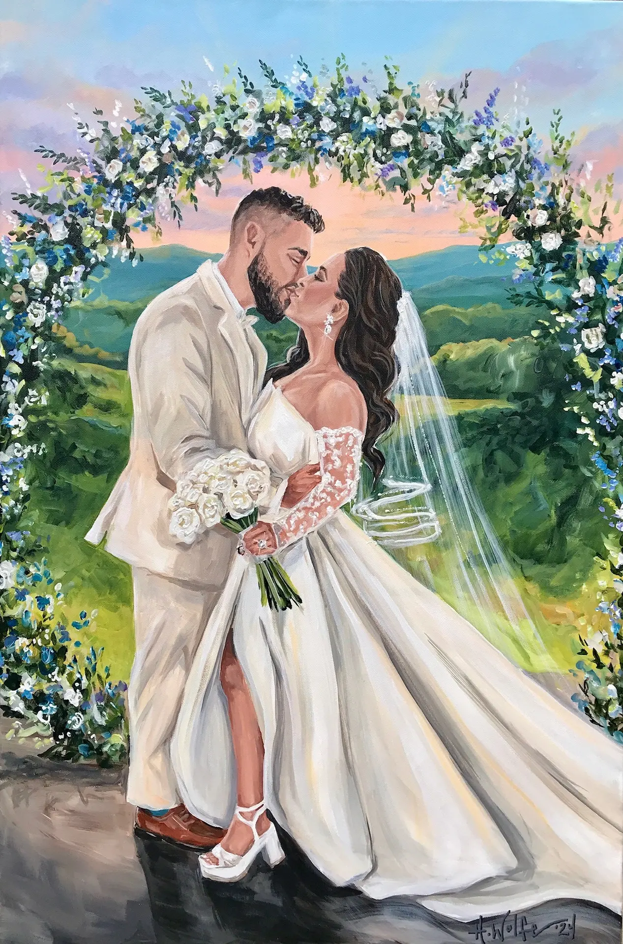 Painting + Live Performance at Howe Farms