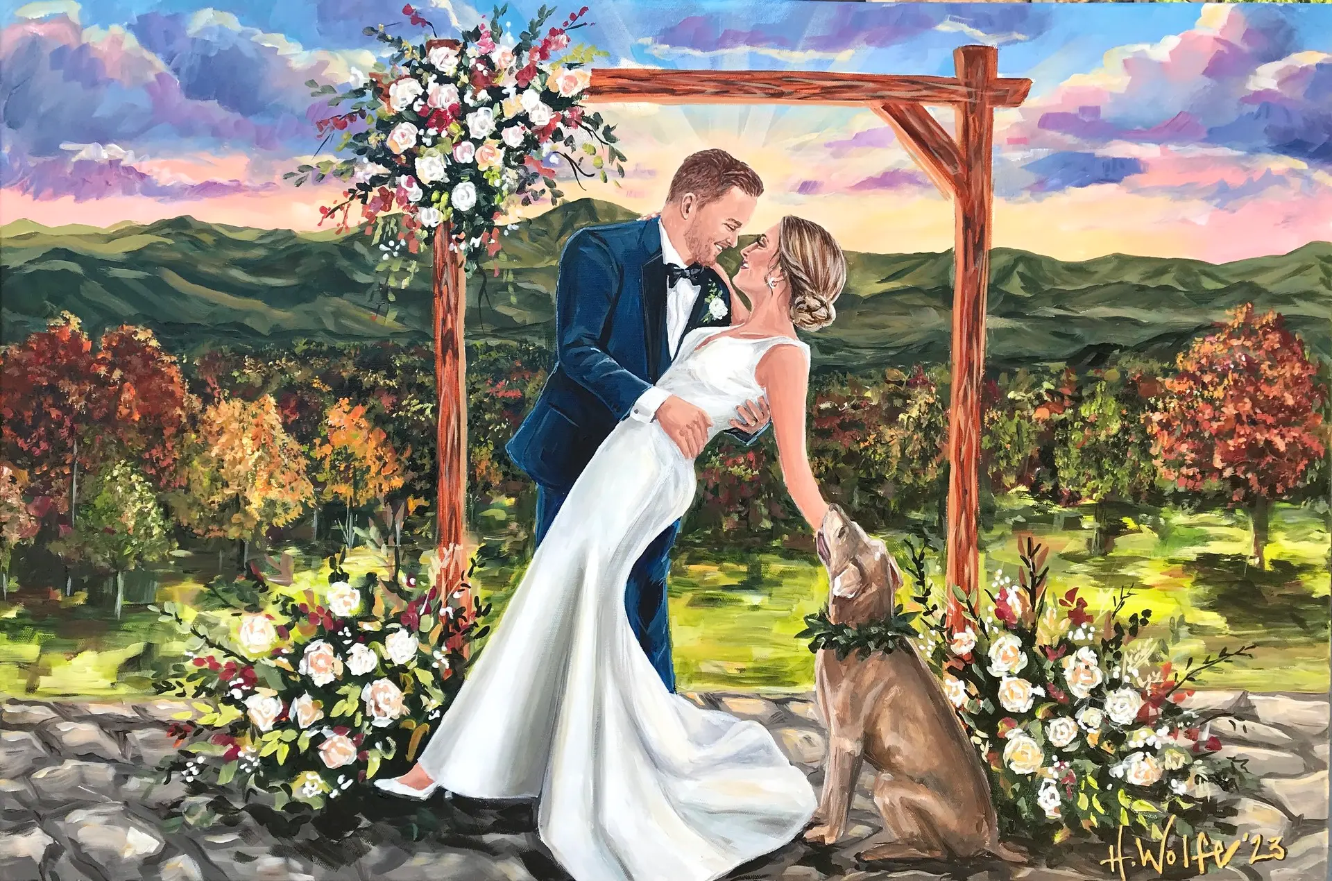 Painting + Live Performance at Omni Grove Park Inn