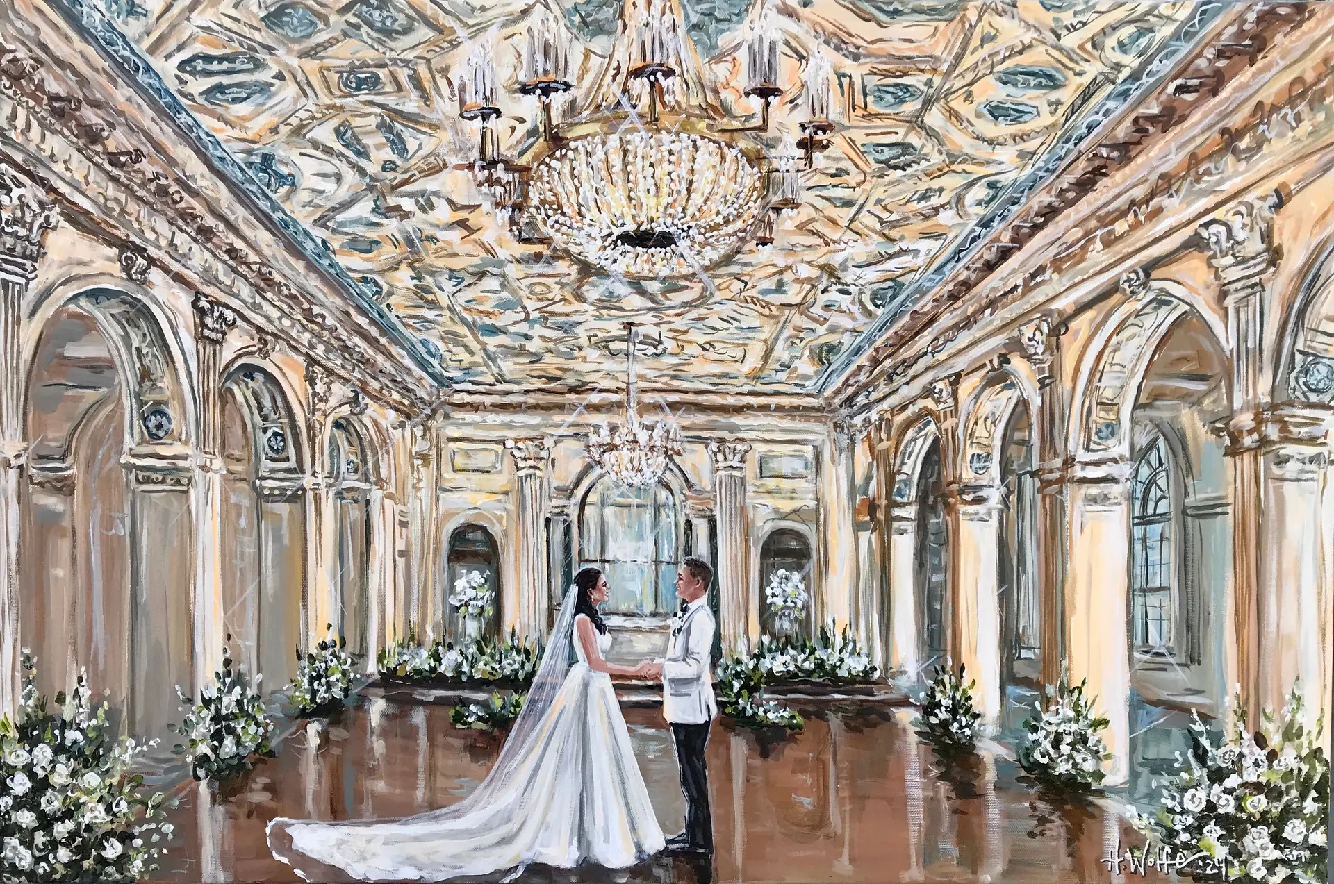 Painting + Live Performance at The Biltmore Ballrooms