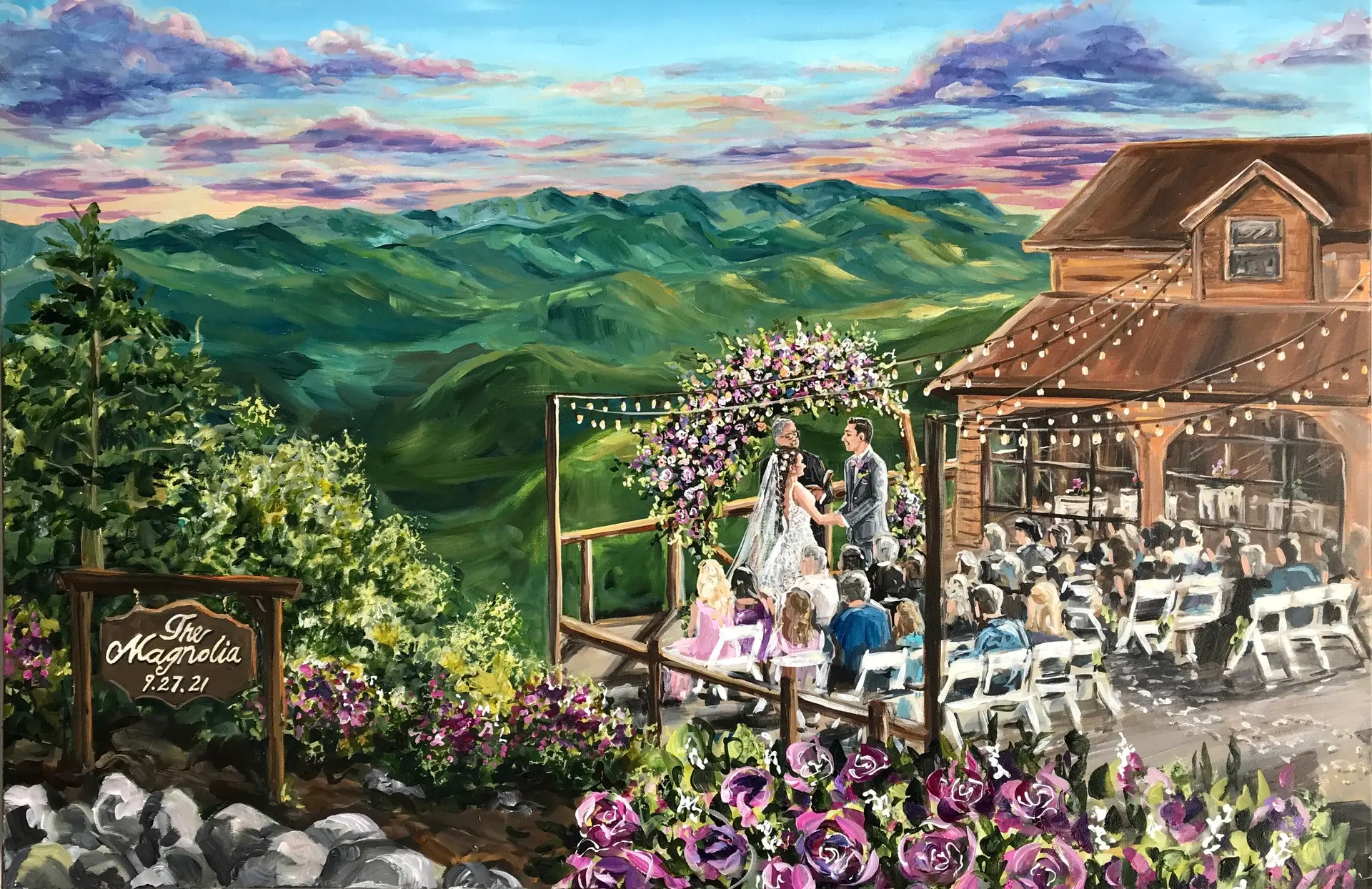 Painting + Live Performance at The Magnolia Venue