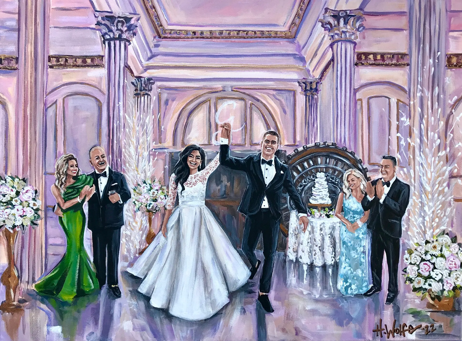 Painting + Live Performance at The Treasury on the Plaza