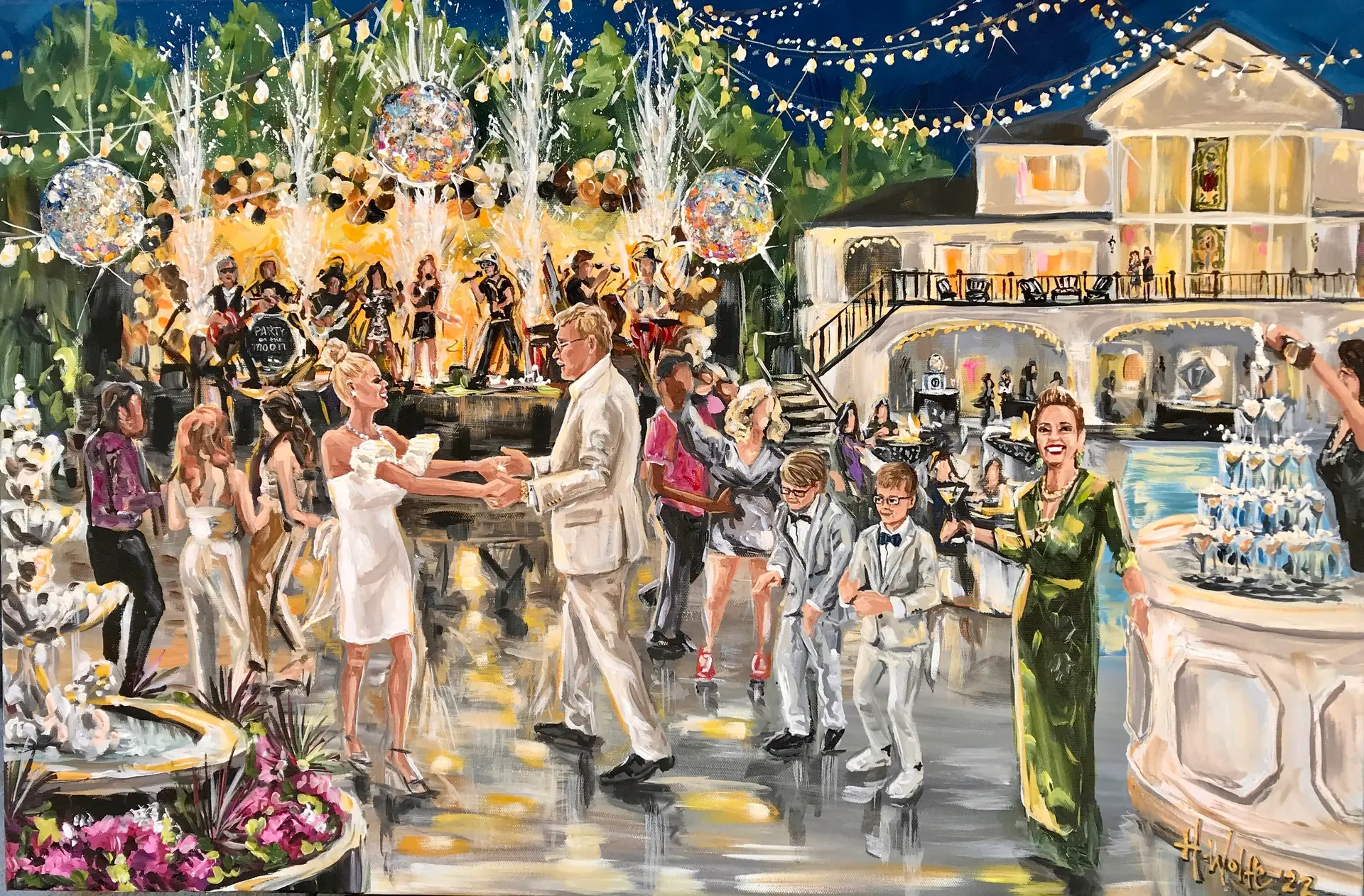 Painting + Live Performance at Private