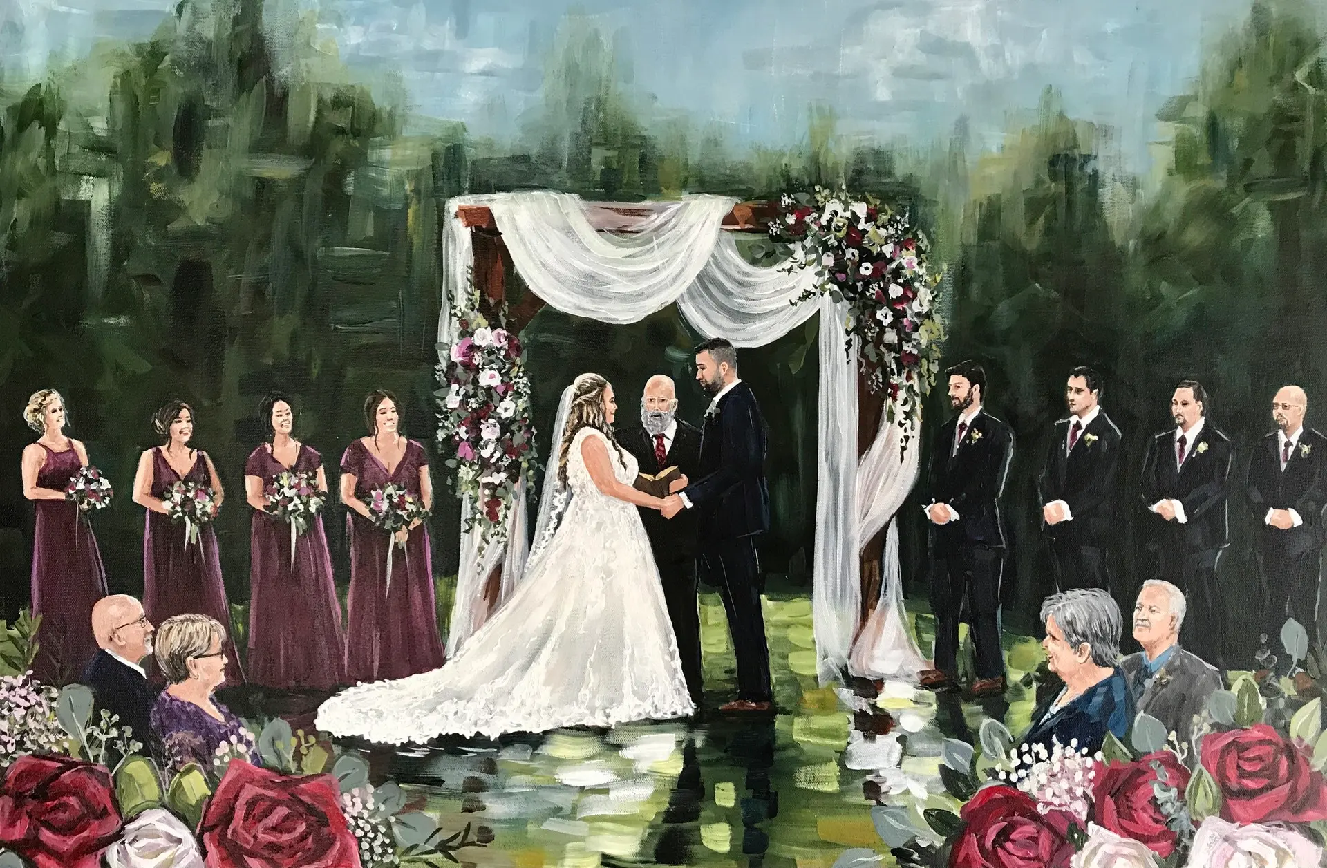 Painting + Live Performance at Saltbox Inn