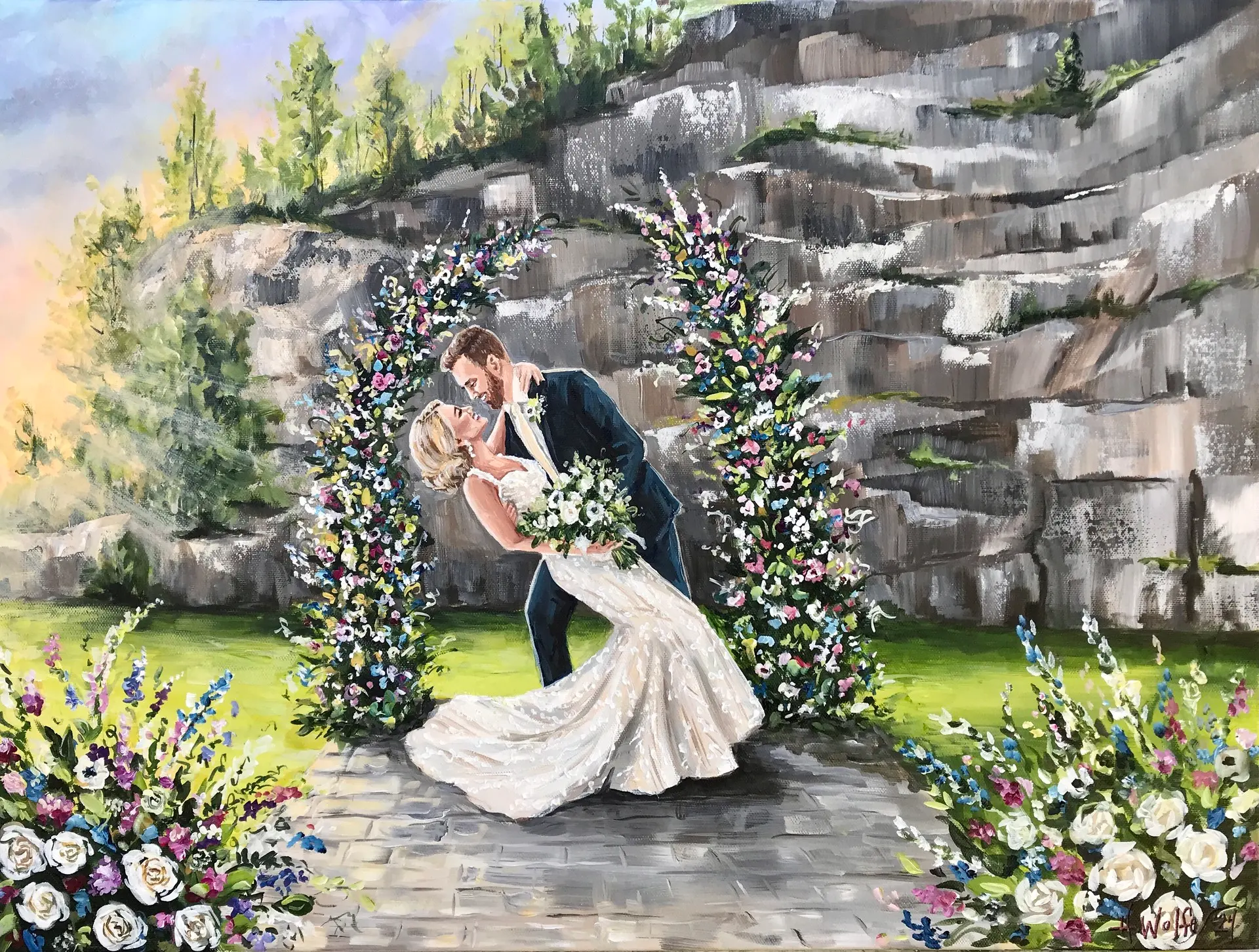 Painting + Live Performance at The Quarry