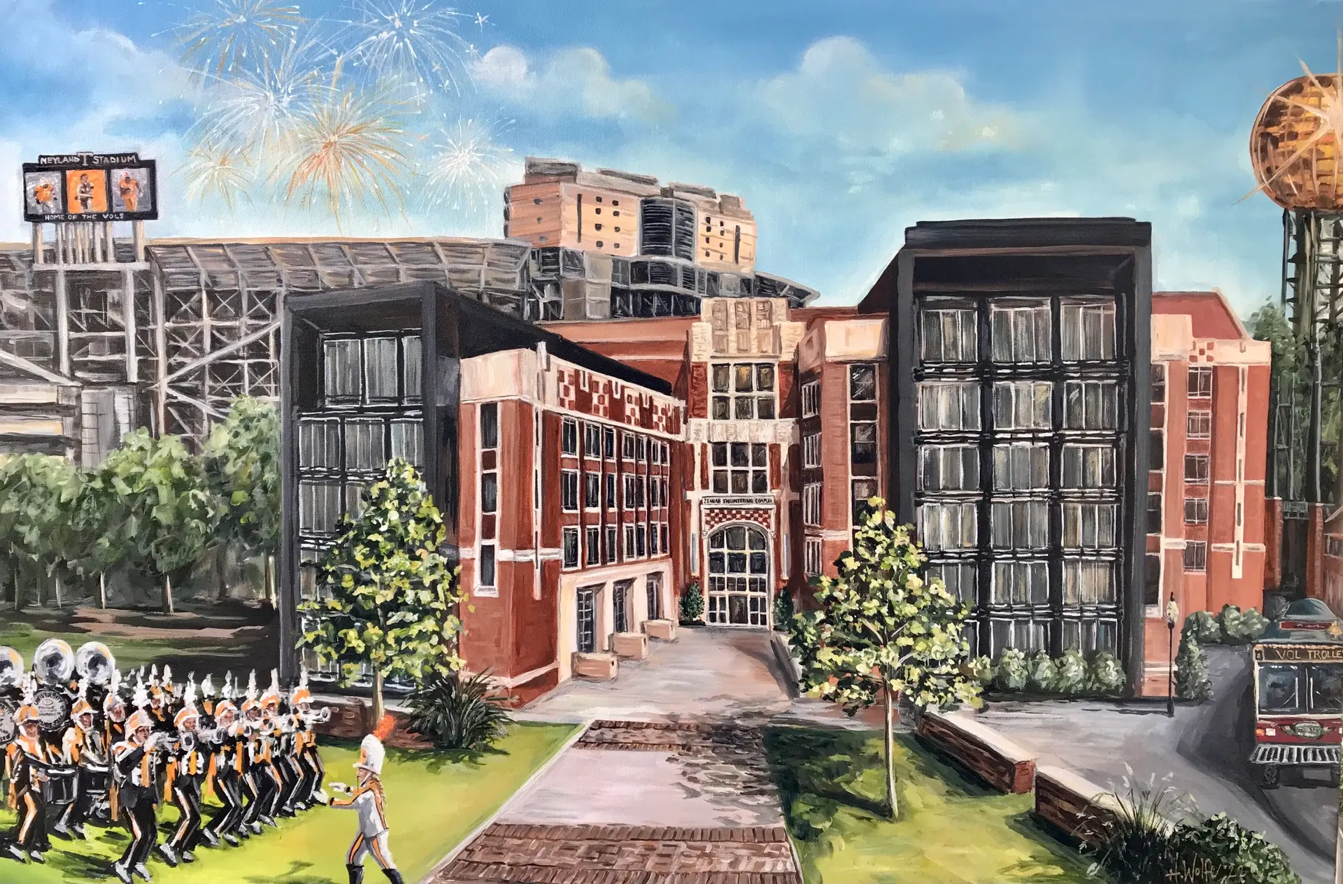 Painting at University of Tennessee