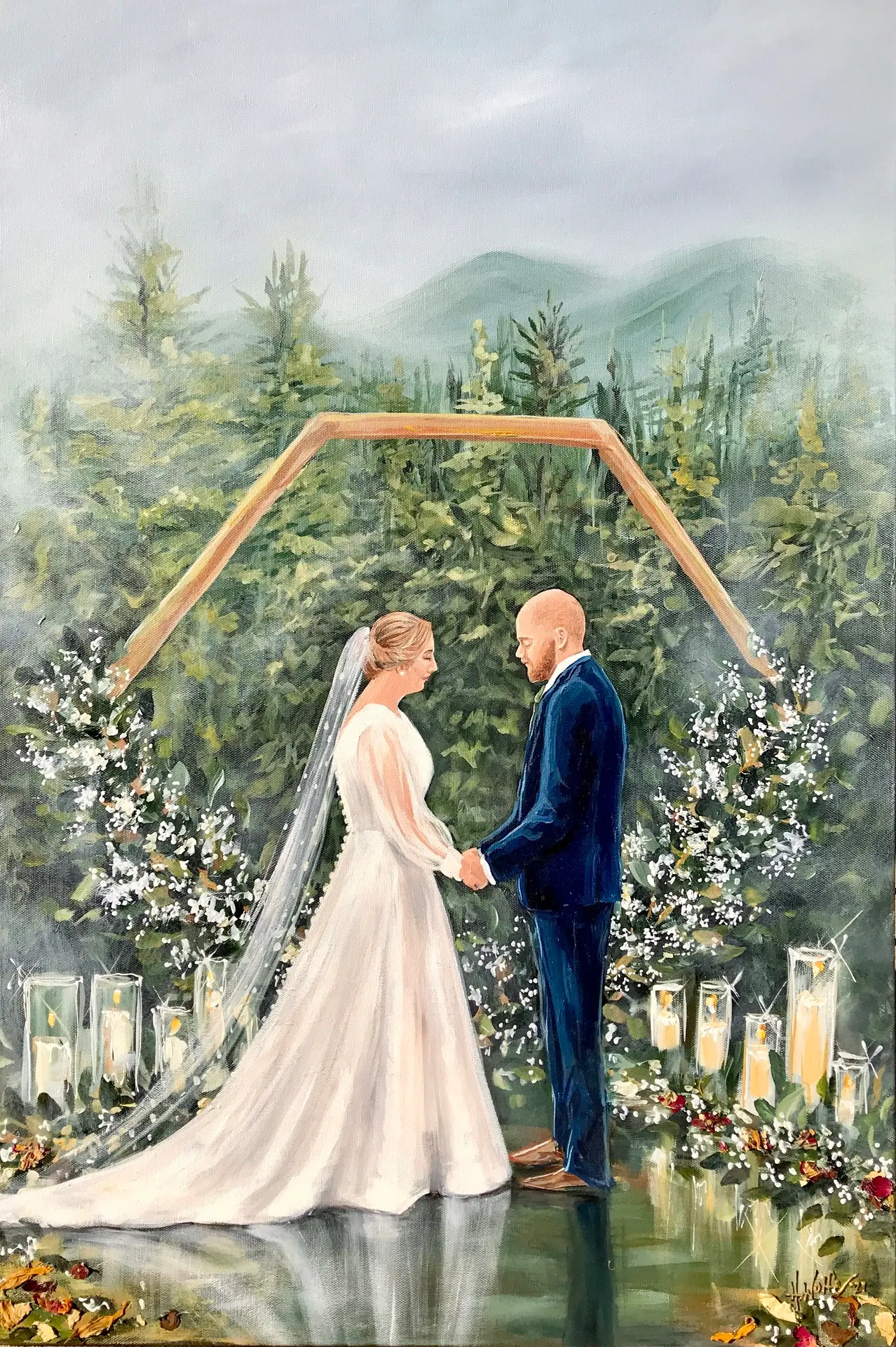 Painting + Live Performance at Willow Ridge Special Event Center