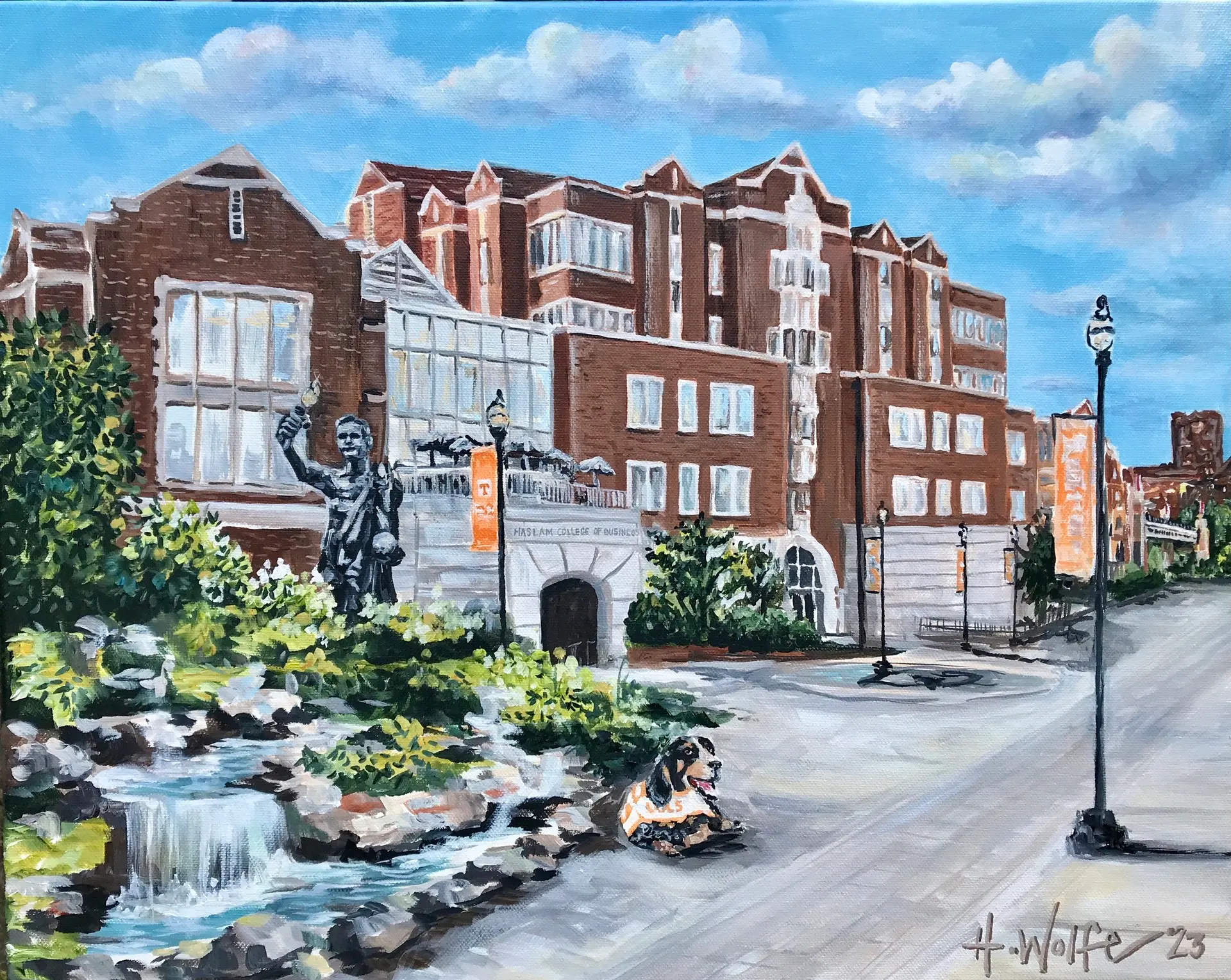 Painting at University of Tennessee