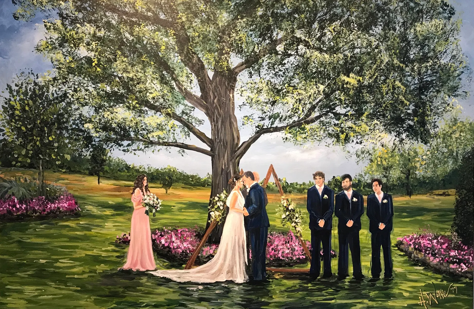 Painting + Live Performance at Private
