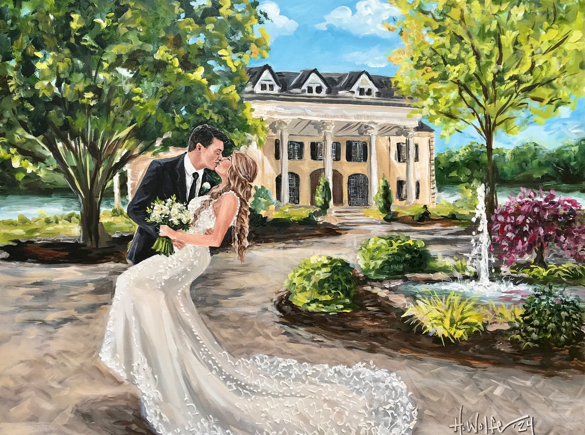 Painting + Live Performance at The Estate at Cherokee Dock