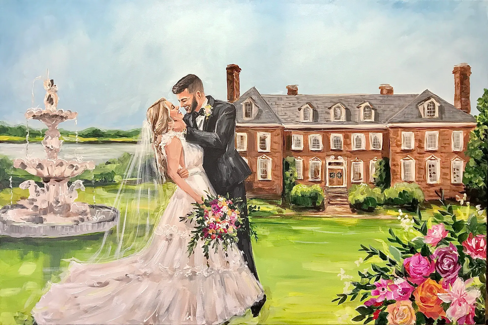 Painting + Live Performance at The Estate At River Run