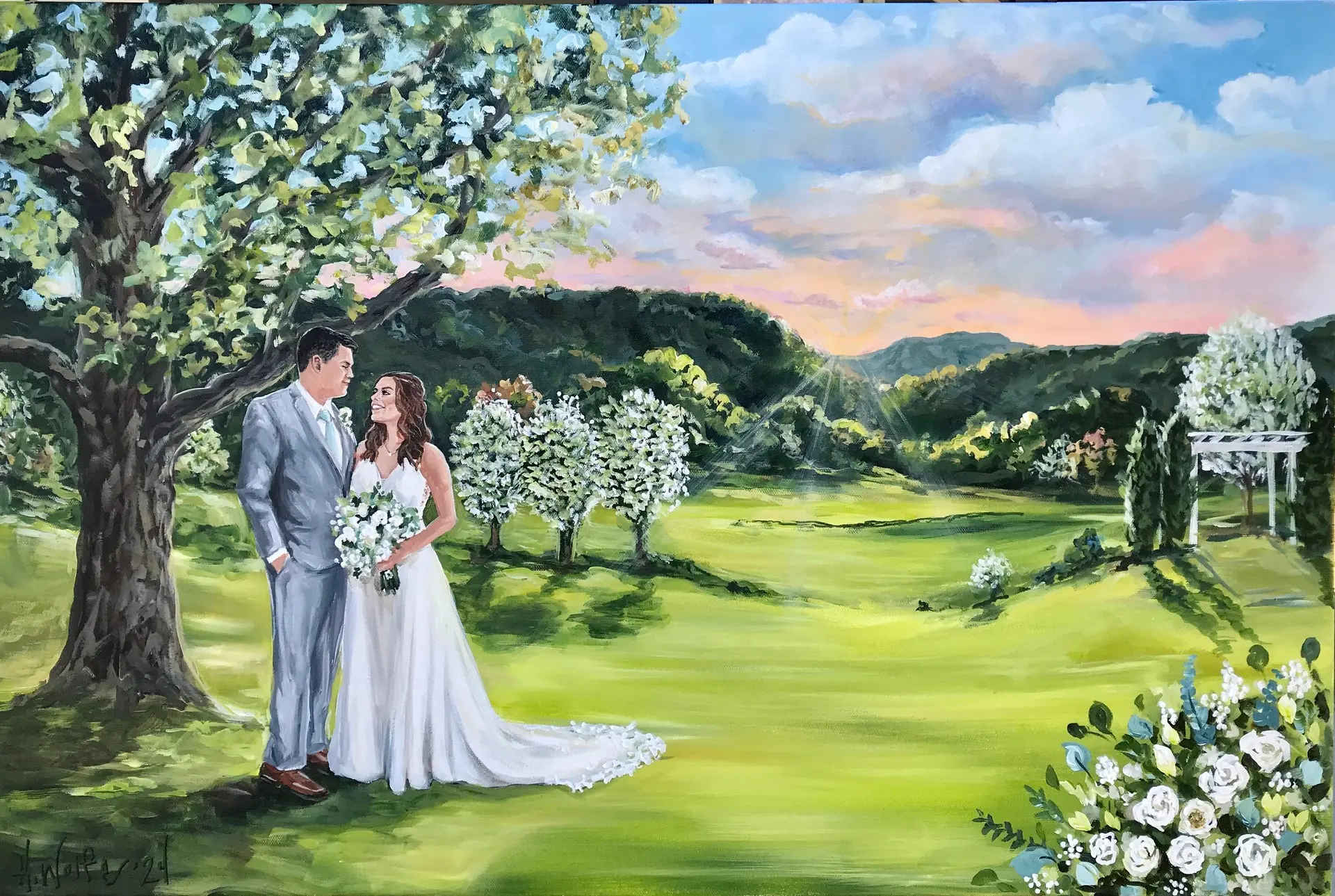 Painting + Live Performance at Roberts Farm