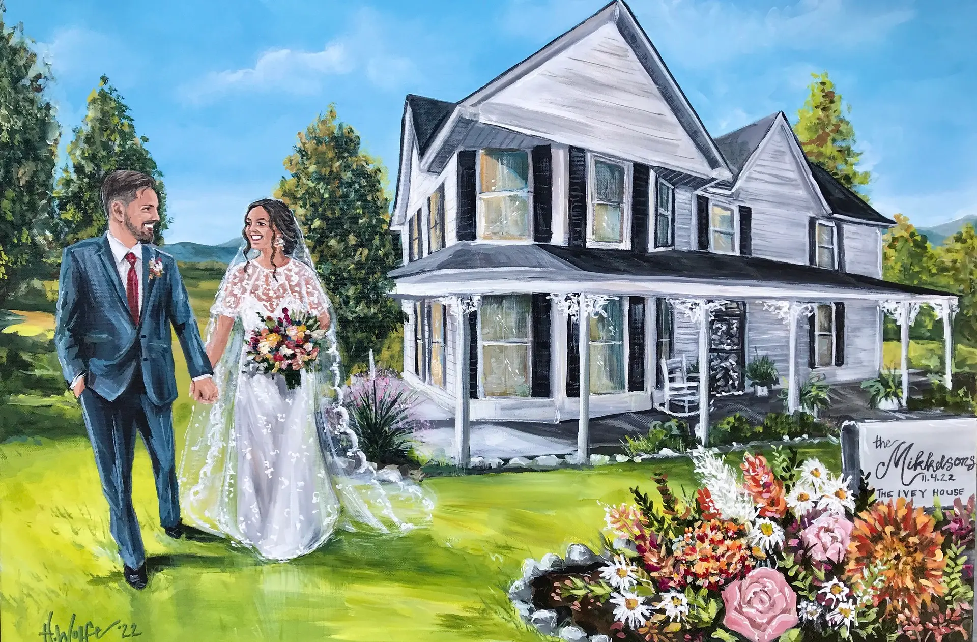 Painting + Live Performance at Ivey House