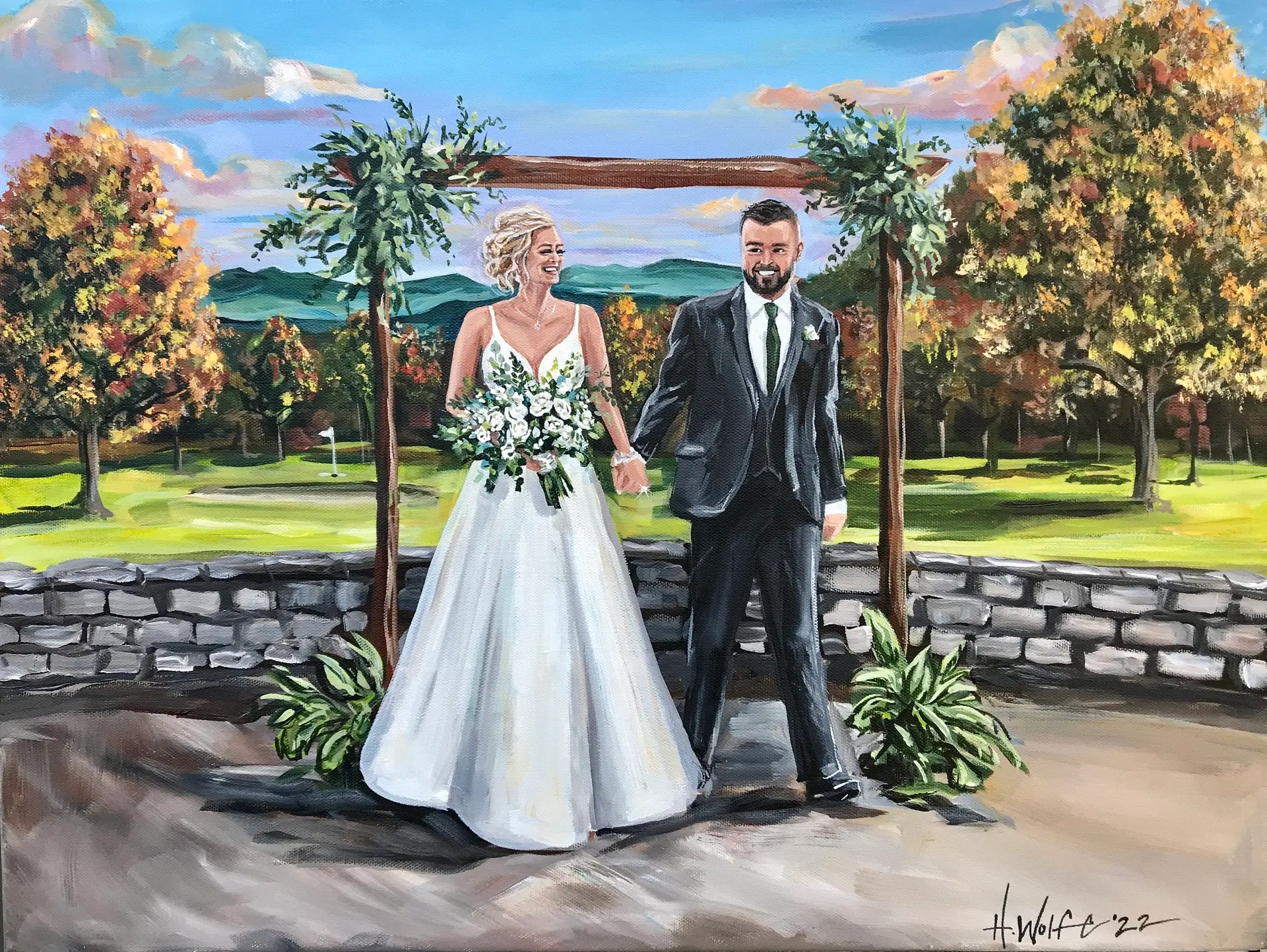 Painting + Live Performance at Holston Hills Country Club