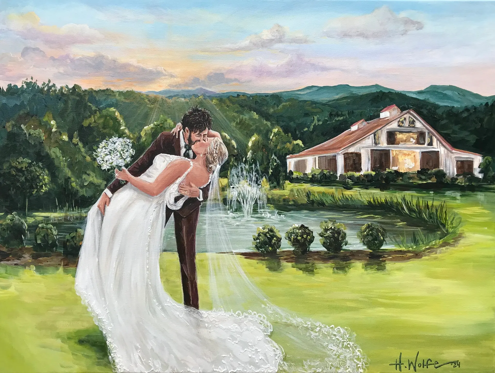 Painting + Live Performance at The Barn on New River