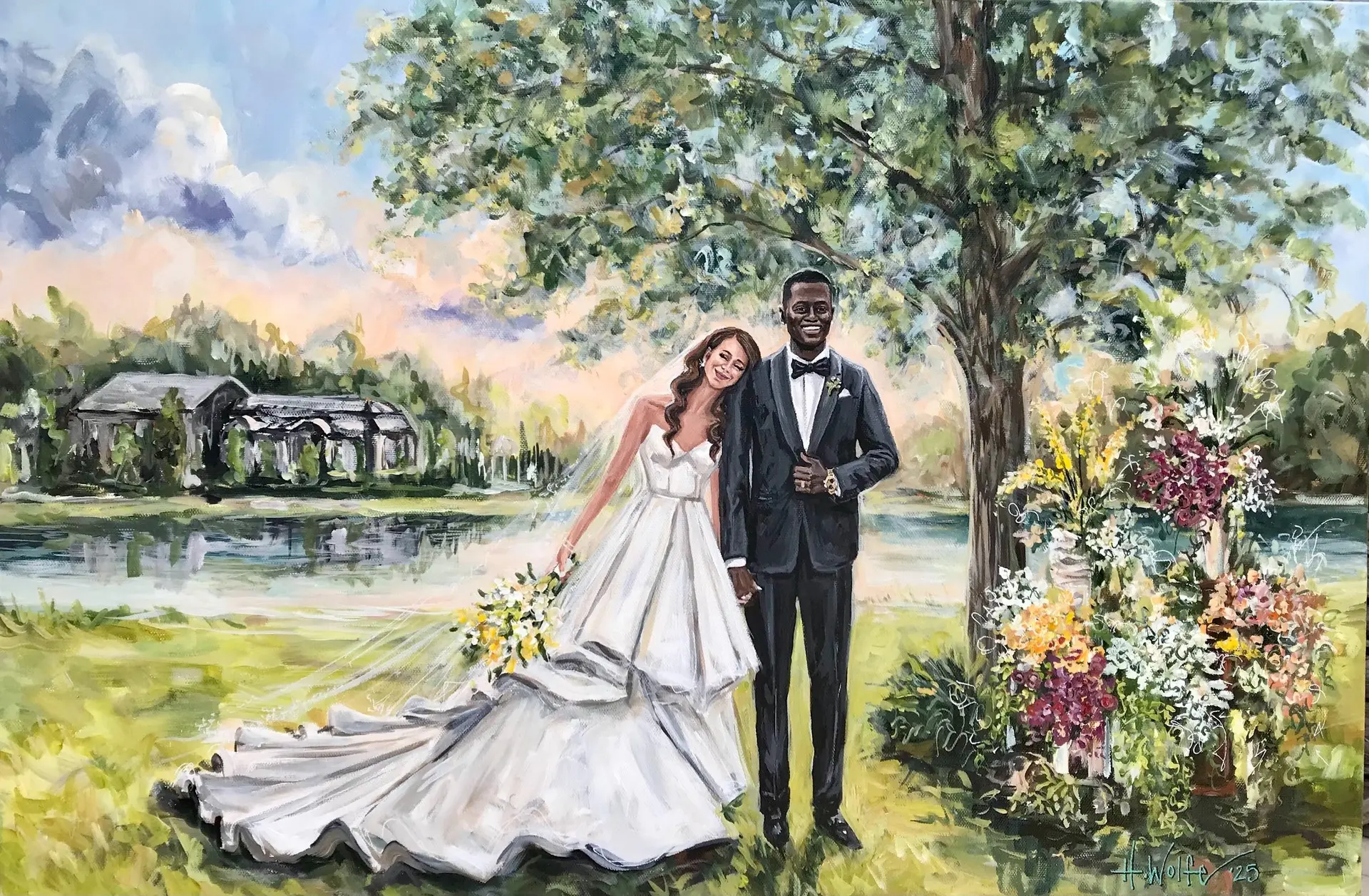 Painting + Live Performance at Blackberry Ridge