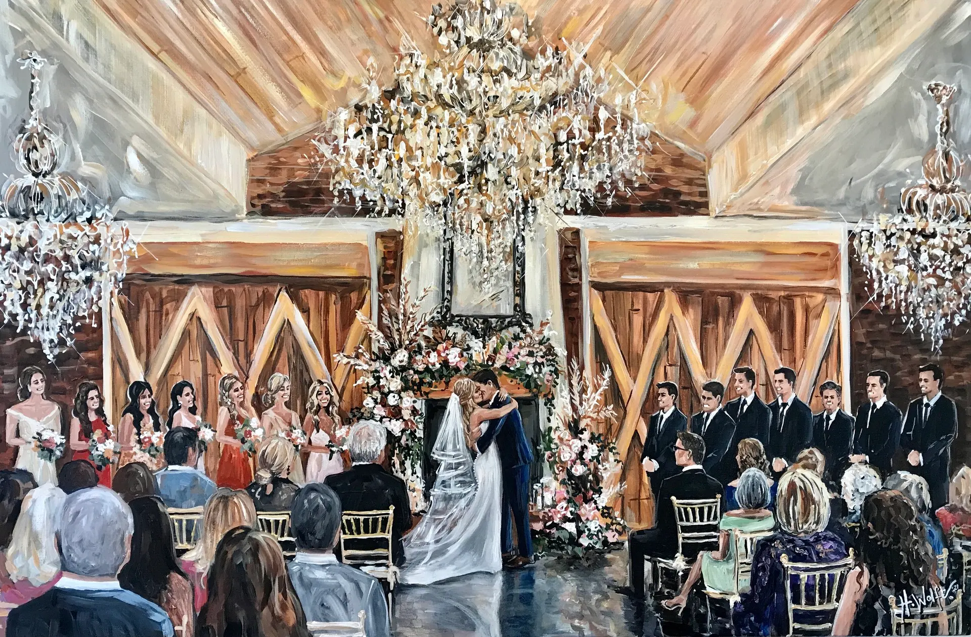 Painting + Live Performance at Hazelnut Farm