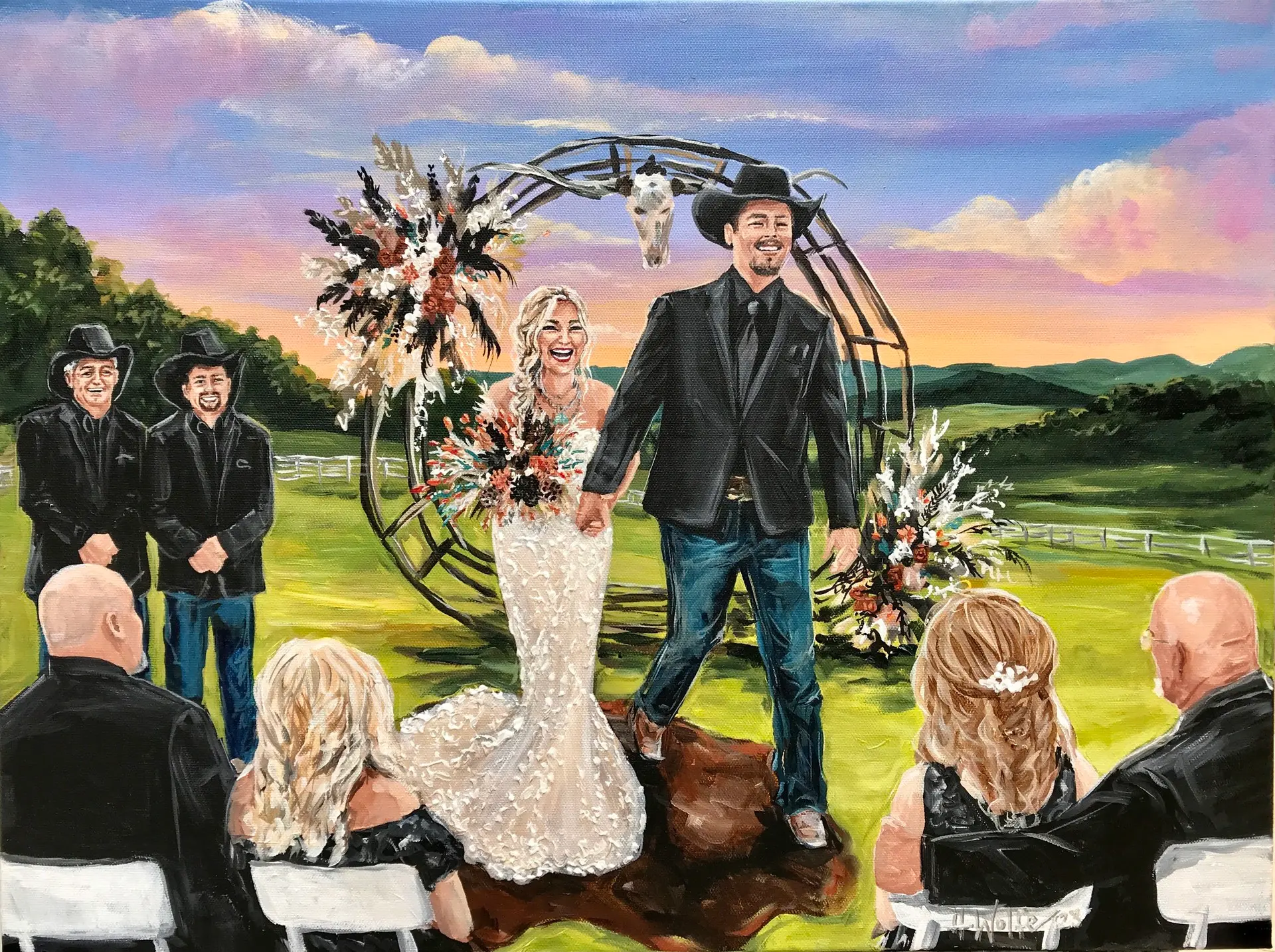 Painting + Live Performance at Hidden Meadow Farms