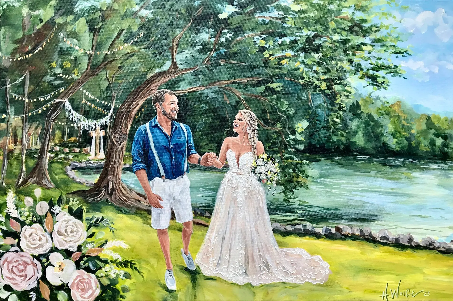 Painting + Live Performance at Private