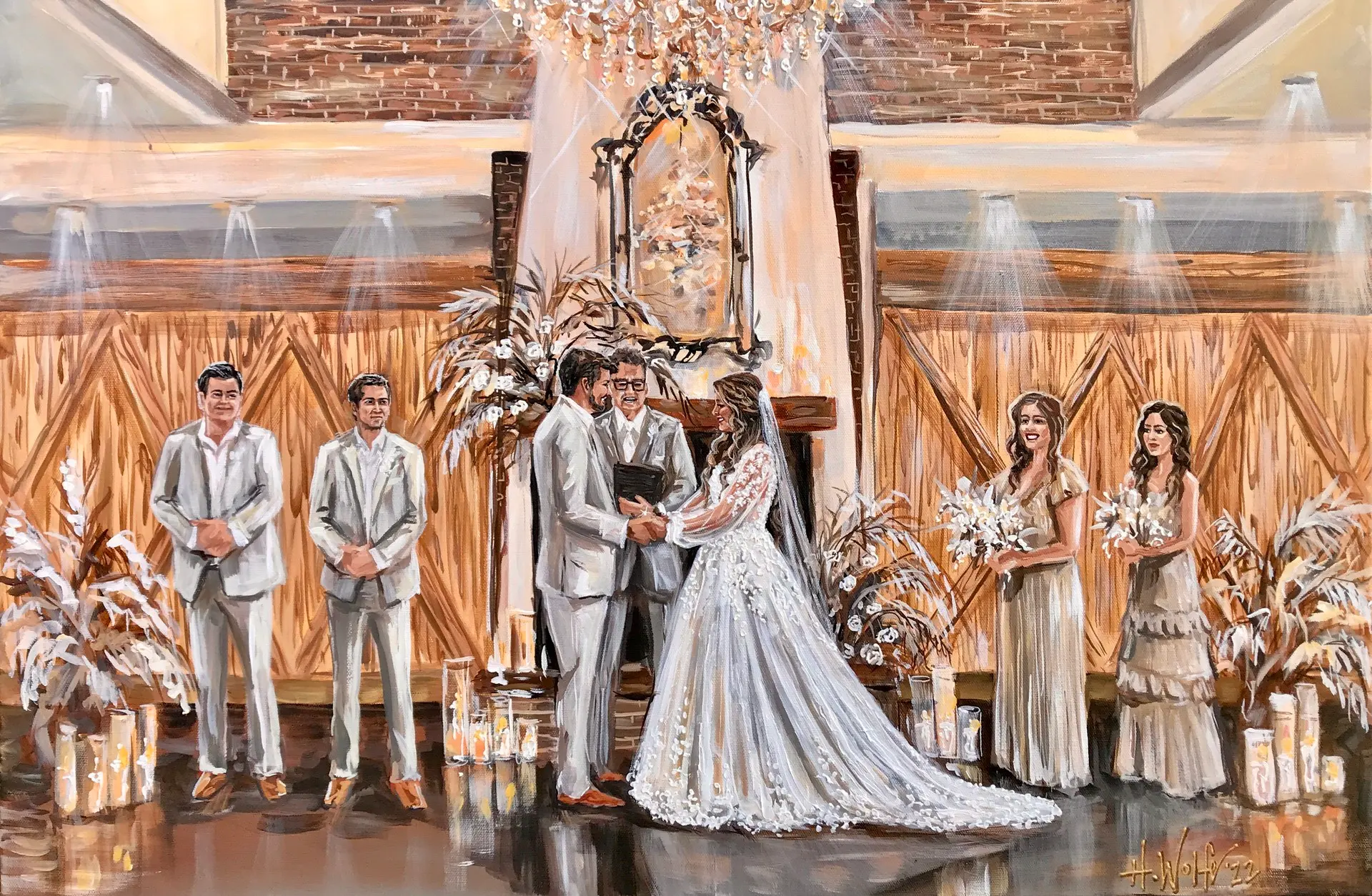 Painting + Live Performance at Hazelnut Farm