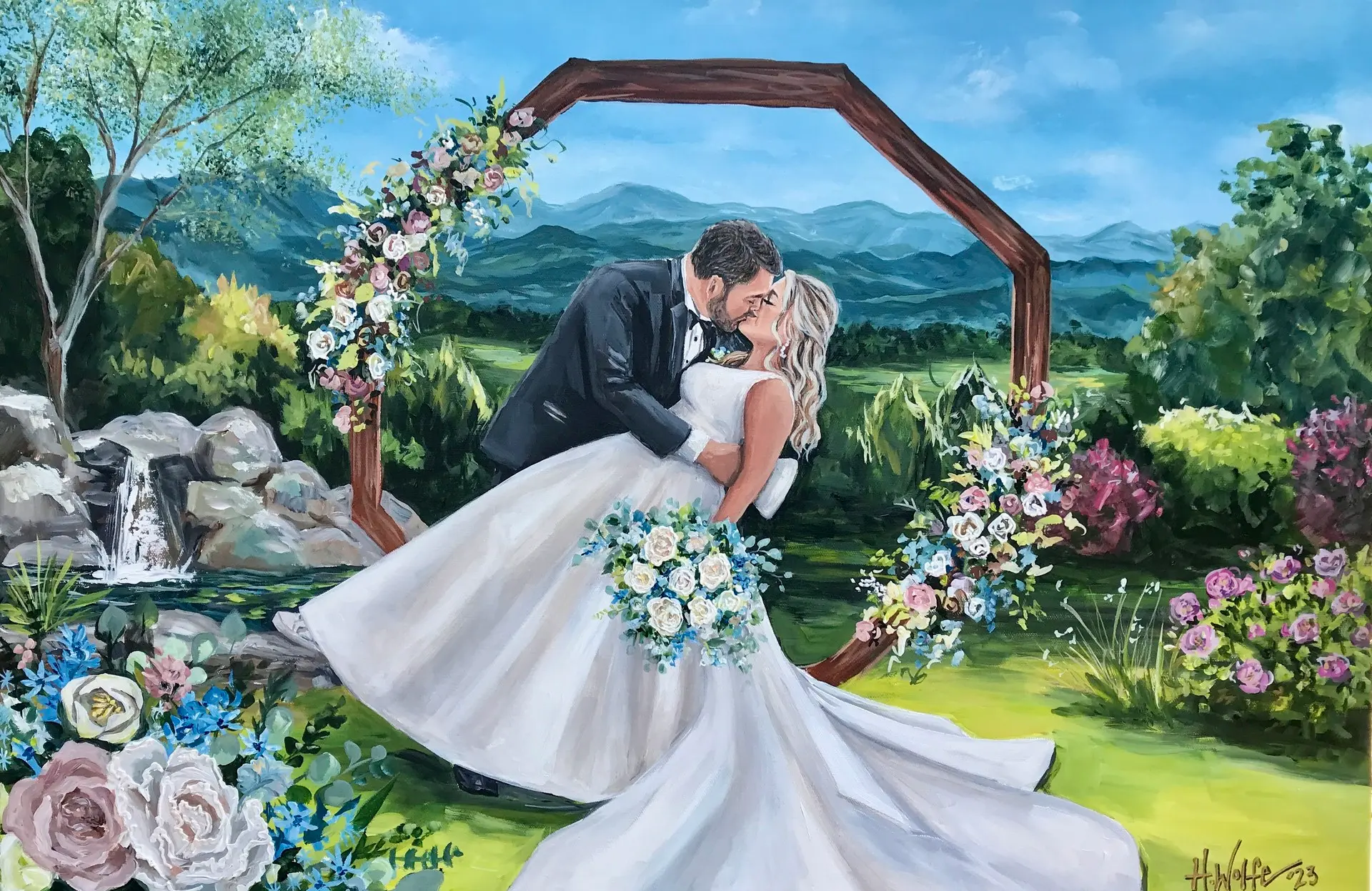 Painting + Live Performance at Crest Center