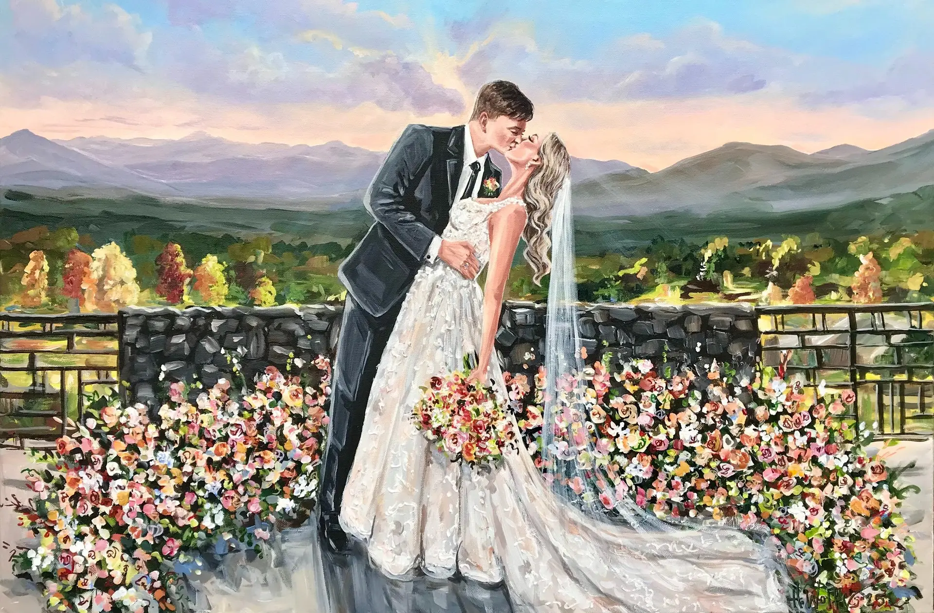 Painting + Live Performance at Omni Grove Park Inn