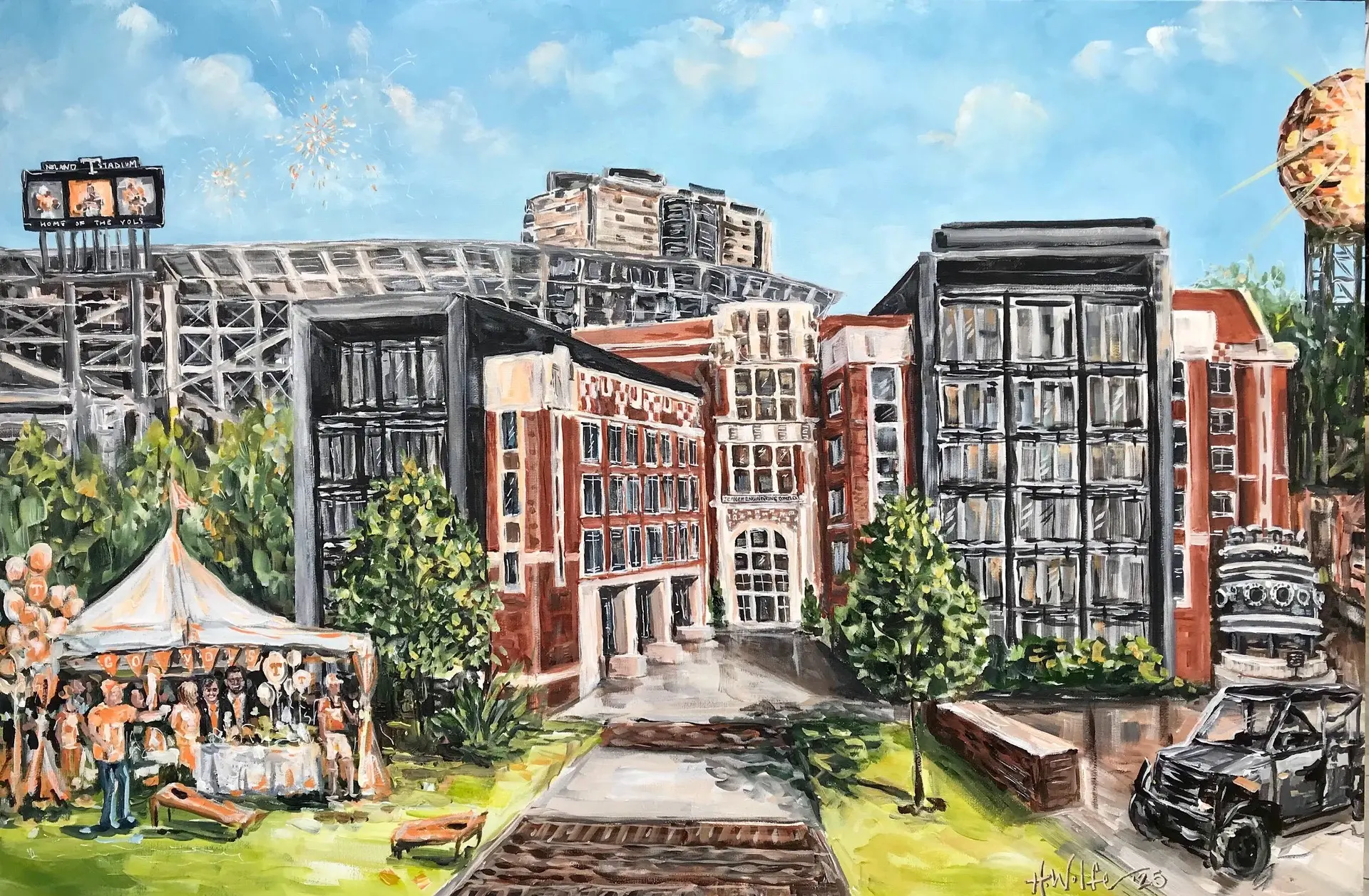 Painting at University of Tennessee