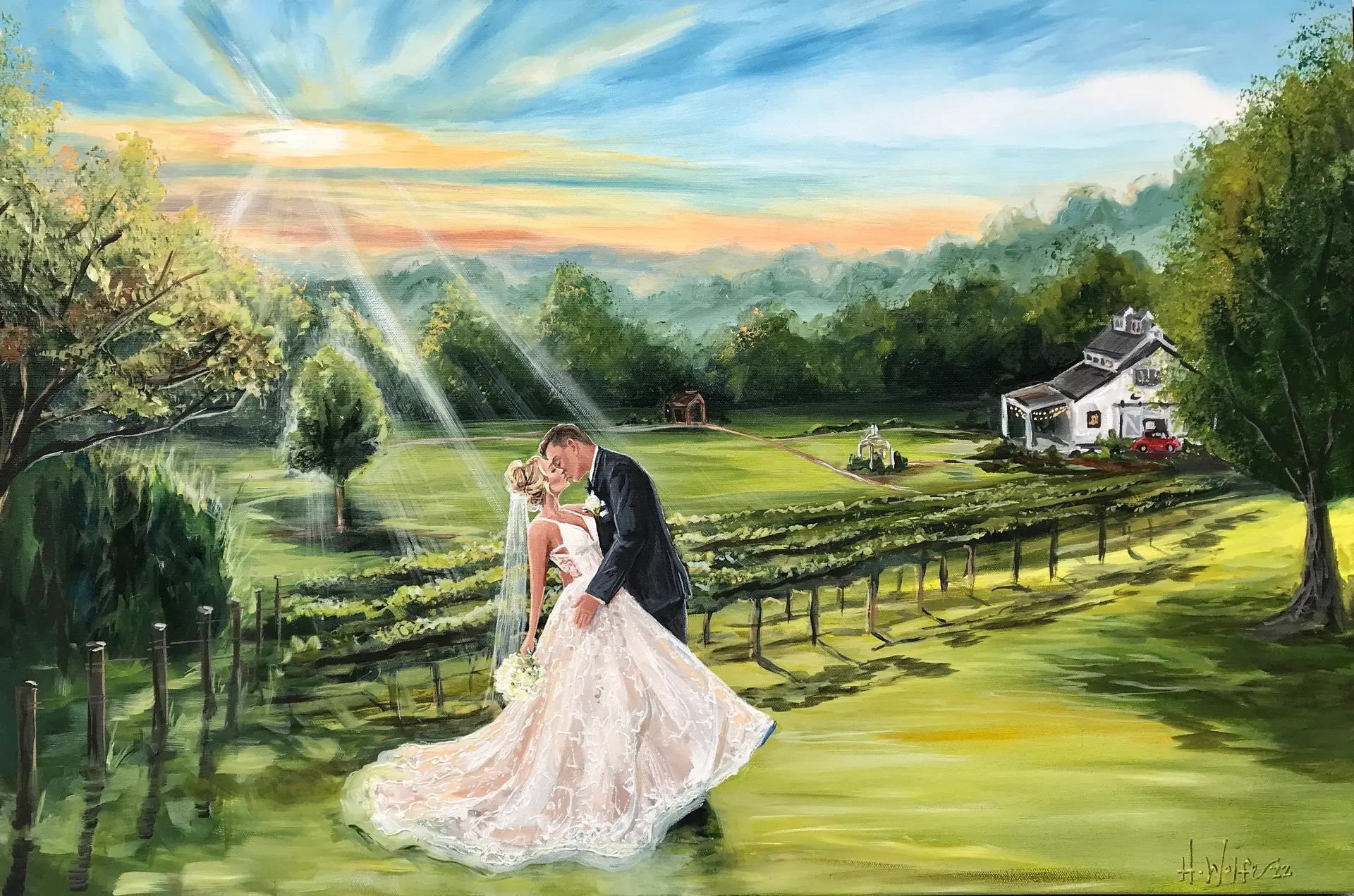 Painting + Live Performance at Ramble Creek