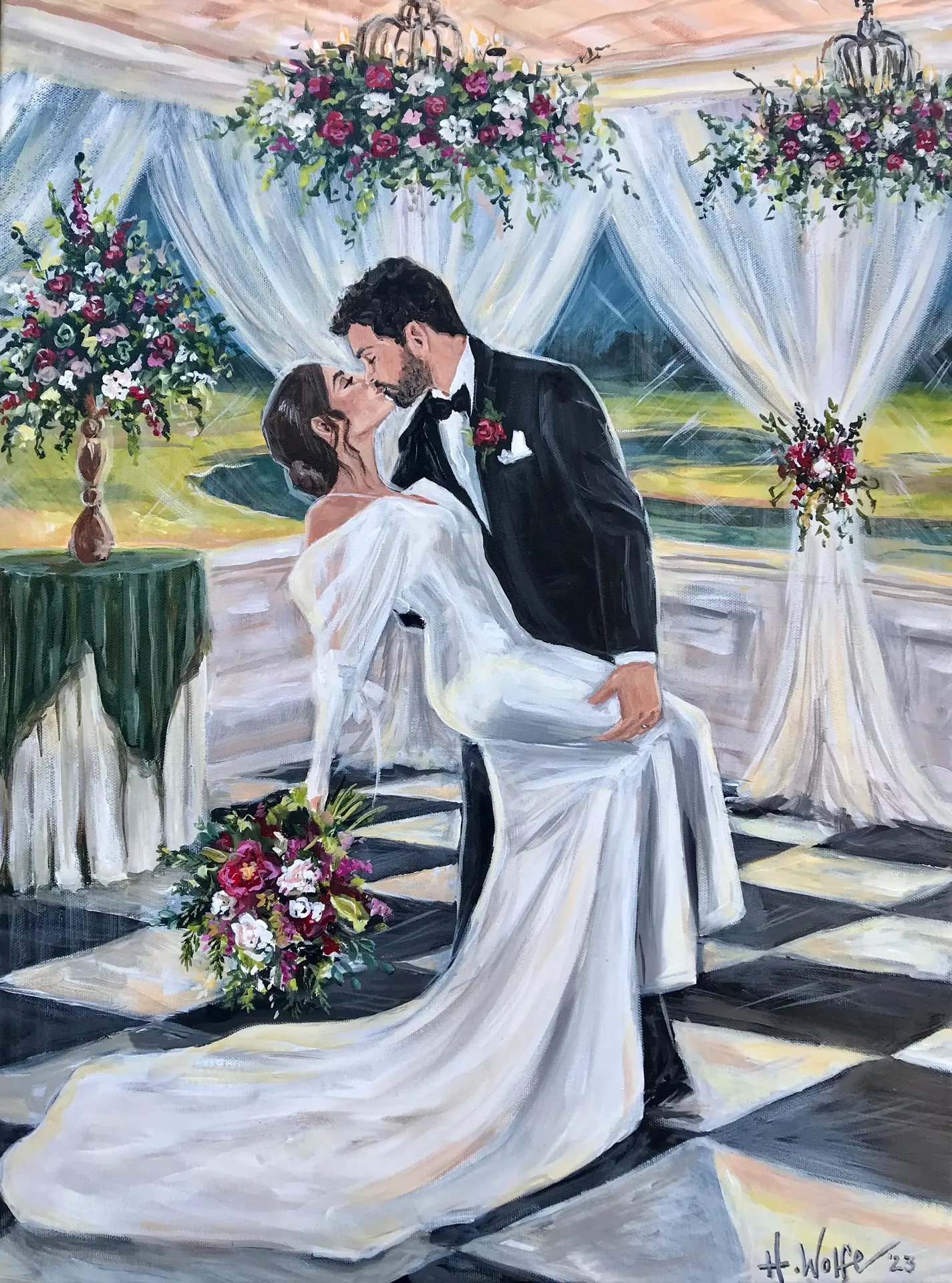 Painting + Live Performance at First Baptist Concord