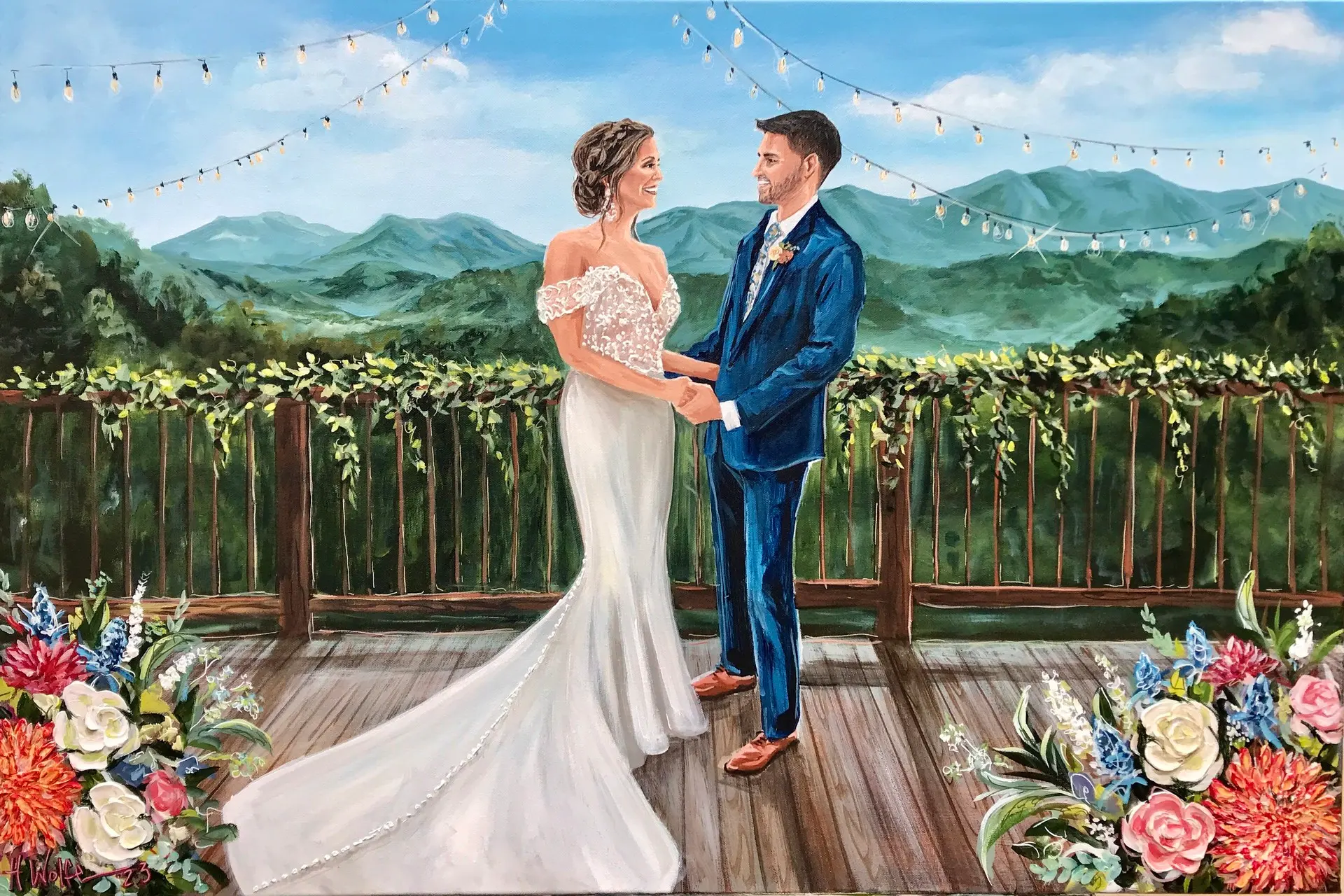 Painting + Live Performance at Parkside Resort