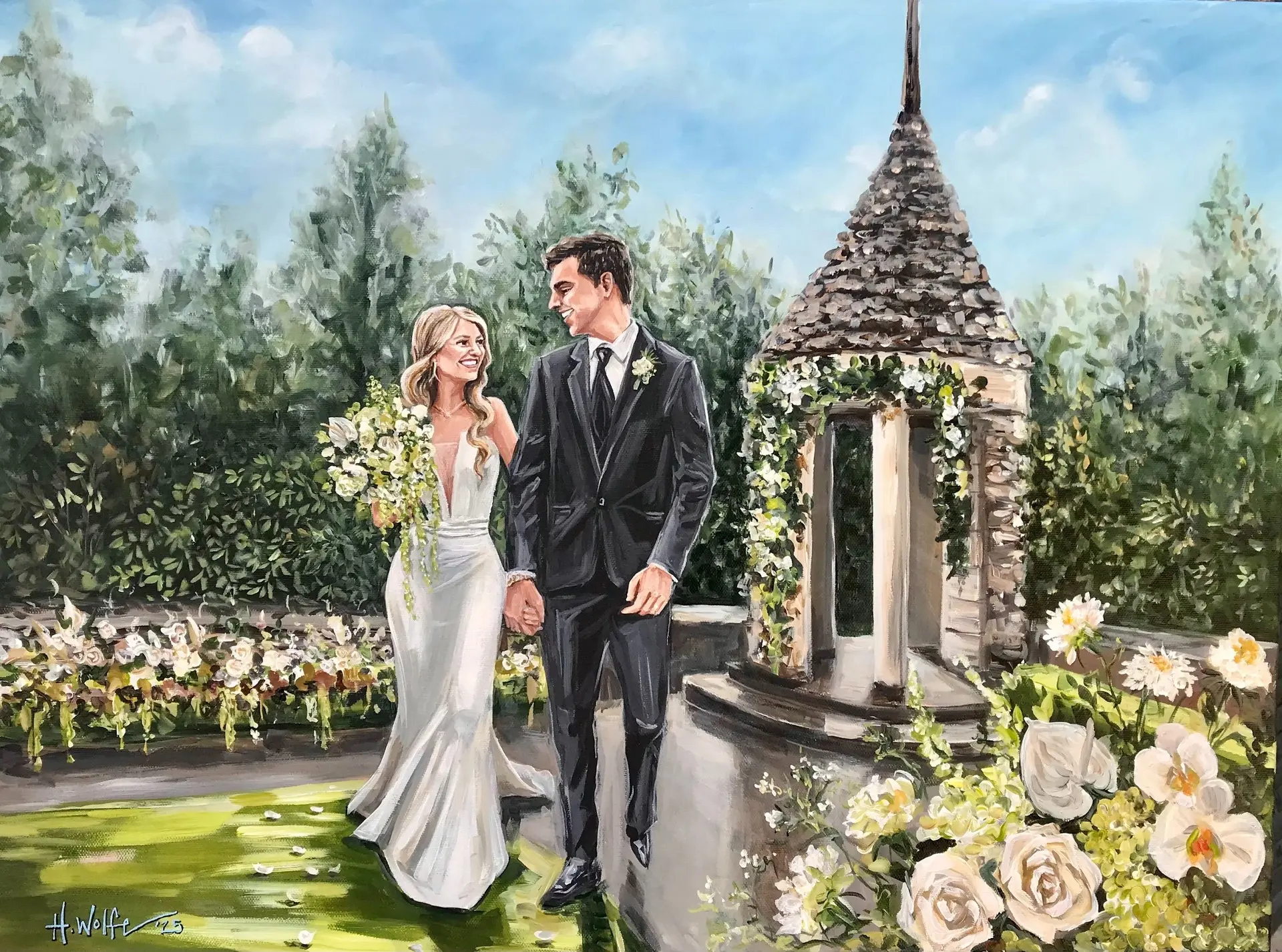 Painting + Live Performance at The Graylyn Estate