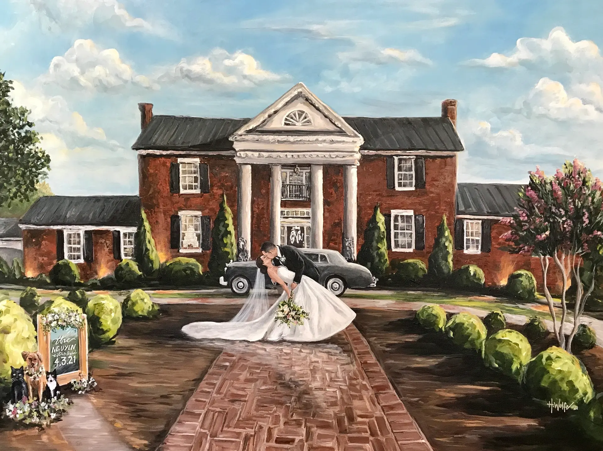 Painting + Live Performance at West Manor Estate