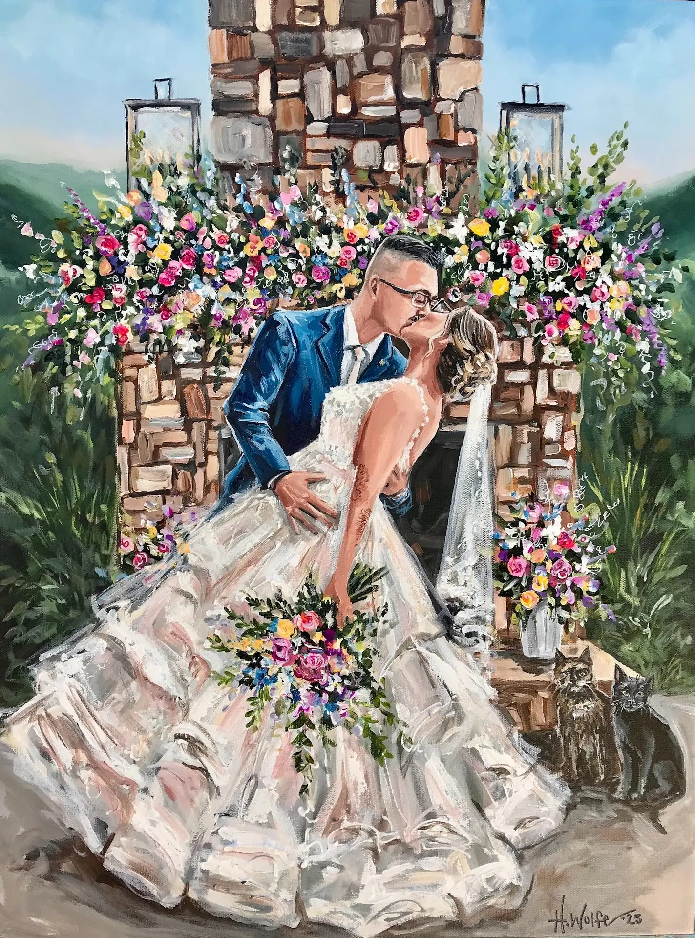 Painting + Live Performance at Willow Ridge Special Event Center