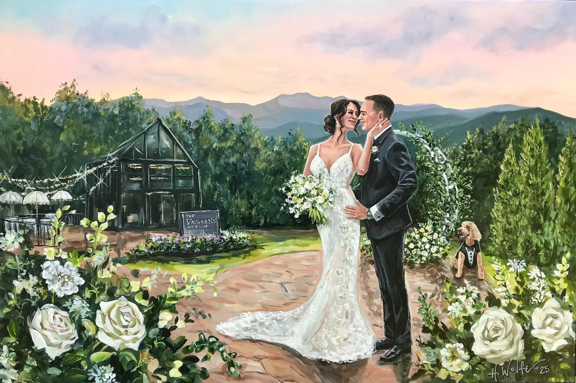 Painting + Live Performance at Nichols Heir