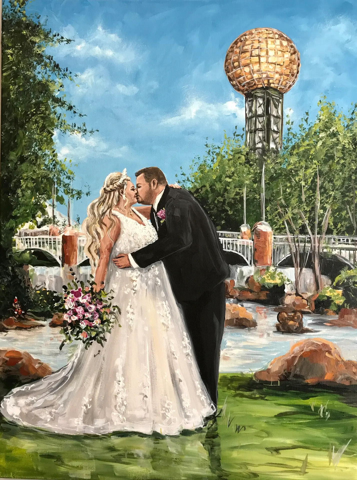 Painting + Live Performance at Sunsphere
