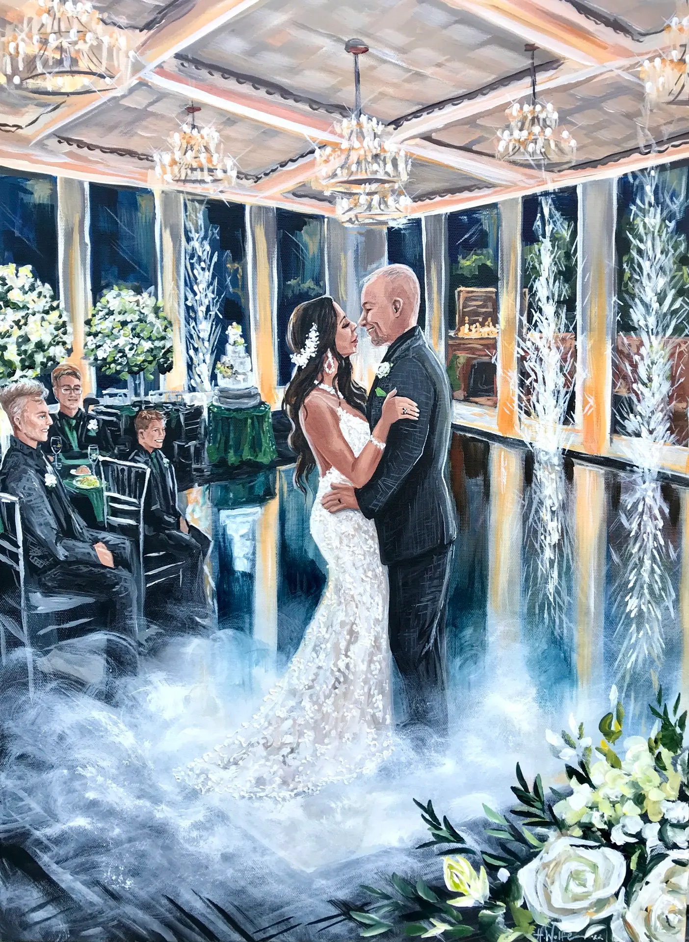 Painting + Live Performance at Carrick House
