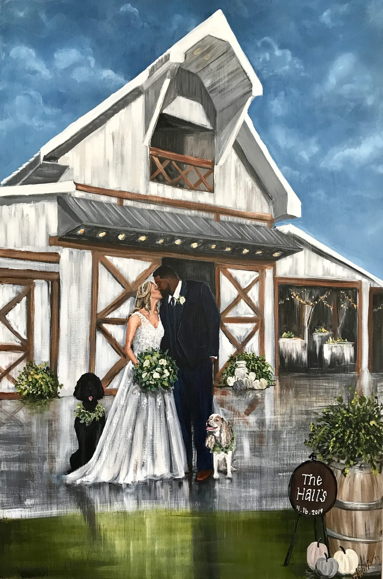 Painting + Live Performance at White Barn at Cruze Farm